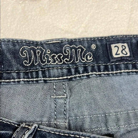 Miss Me Blue Embellished Women's Jeans 28x29 - Picture 5 of 8